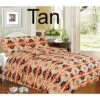 Southwest 4 Pc Queen Luxury Comforter Set - Tan