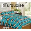 Southwest 4 Pc Queen Luxury Comforter Set - Turquoise