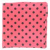 Red And Black Polka Dot Silk Wild Rag