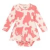 Wrangler Pink Cow Print Onesie