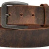 3D Men's Brown Plain Belt