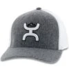 Hooey YOUTH Grey/White Cap-White Hooey Up Patch
