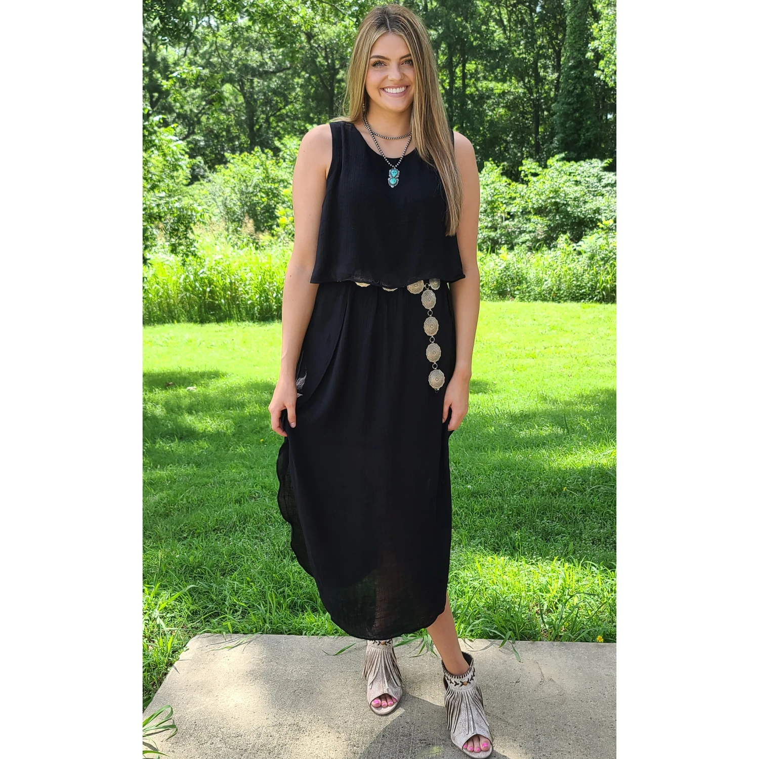 Black Layer Dress - Image 2