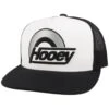 Hooey High Profile White/Black Trucker Cap-Hooey Logo