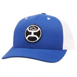 Hooey Blue/White Primo Cap-Classic Hooey Black/White Patch