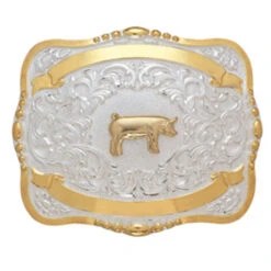 Large Pig Trophy Buckle