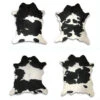 Black And White Small Cowhide Rug