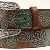 Ariat Women's Turquoise Roses And Leaf Scroll