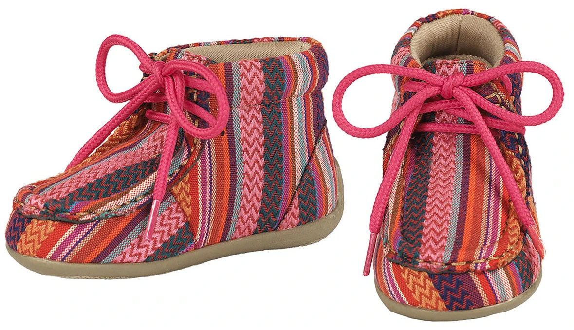 Riley Raspberry Serape Stripe Shoe