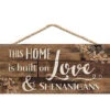 Love & Shenanigans Wooden Sign