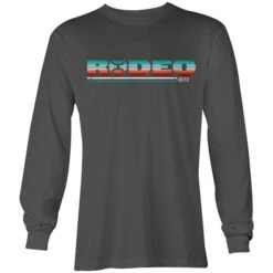 Hooey L.S. Grey Tee Serape Graphic RODEO