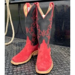 Anderson Bean Red Firebird Suede Boots