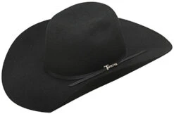 Kids 4" Black Wool Felt Hat
