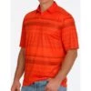 Cinch Red Stripe Polo