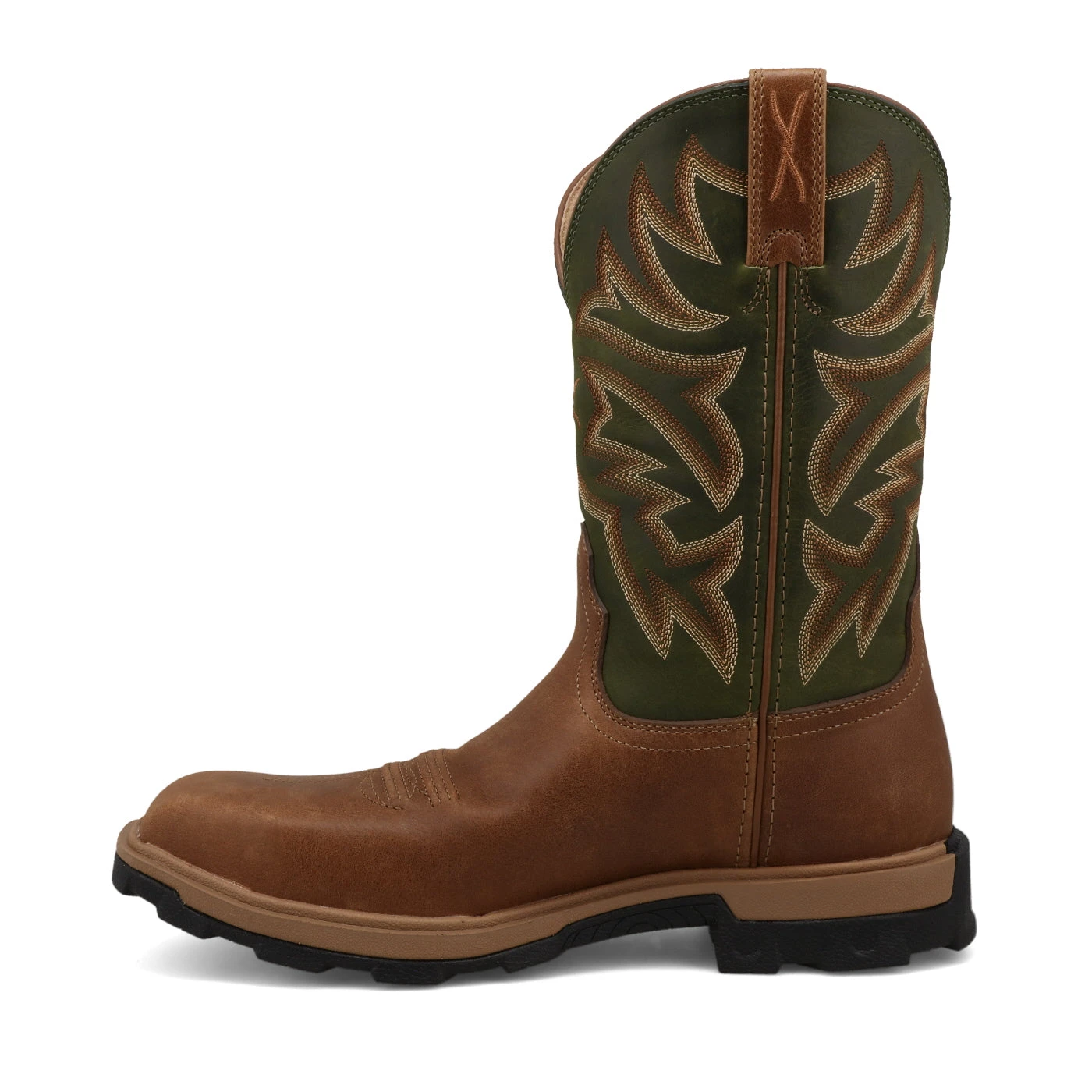 Twisted X Ultra Lite Ginger/Olive Work Boot - Image 2