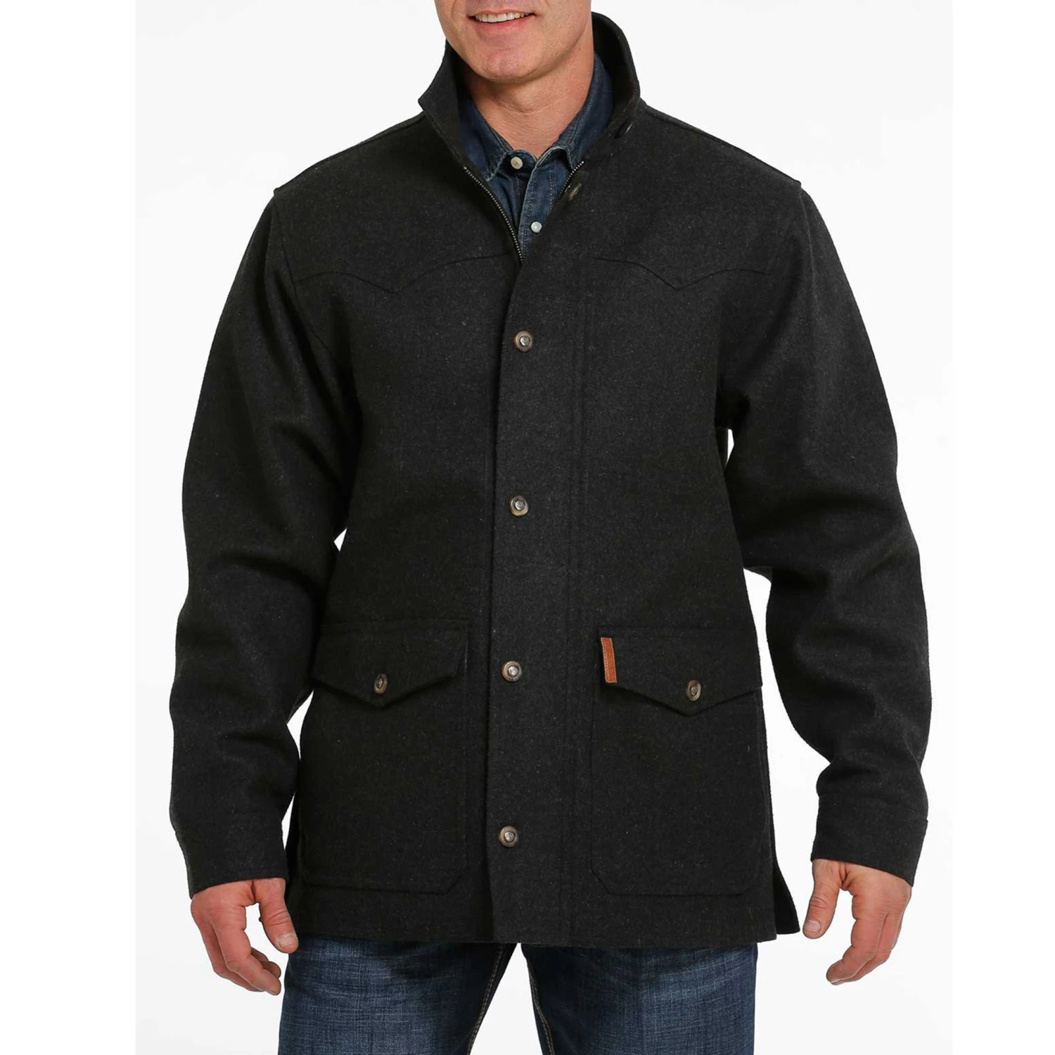 Cinch Men's Charcoal Ranch Coat