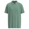 Hooey Men's "The Weekender" Sage W/ Grey Stripes Polo