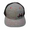 Best Ever Flat Brim Grey/Red Cap