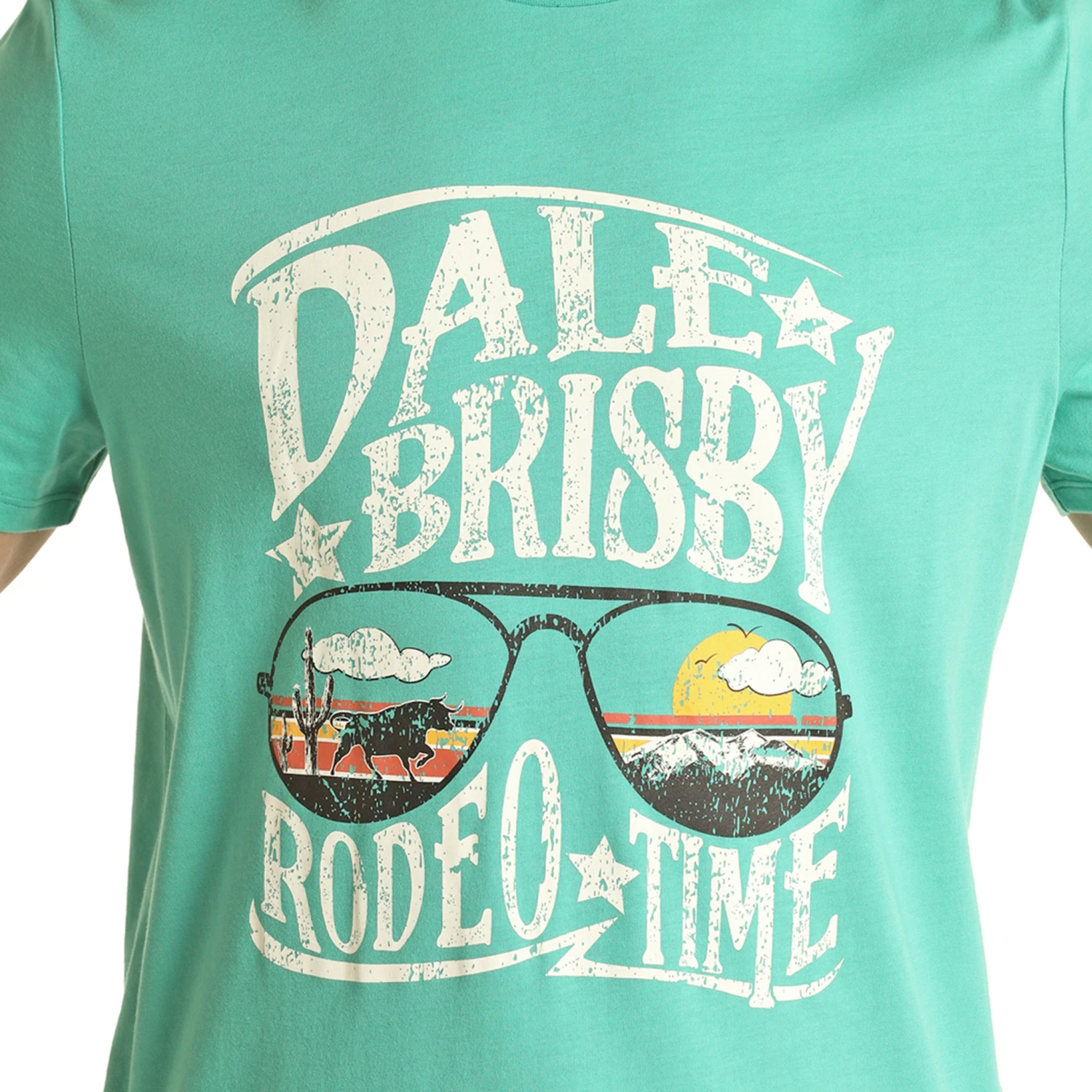 Rock & Roll Men's Dale Brisby Rodeo Time Tee - Image 2