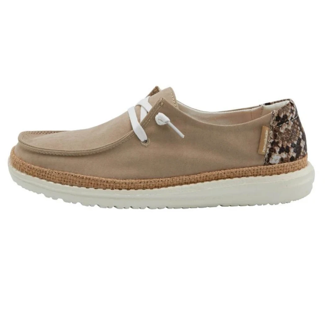 Heydude Hey Dude Python Brown Casual Shoe - Image 2