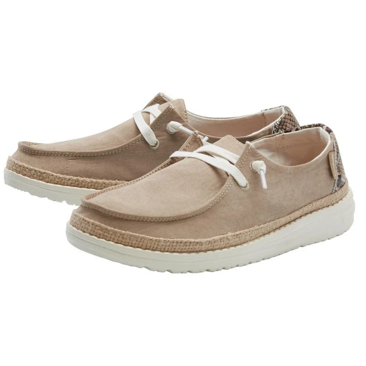 Heydude Hey Dude Python Brown Casual Shoe