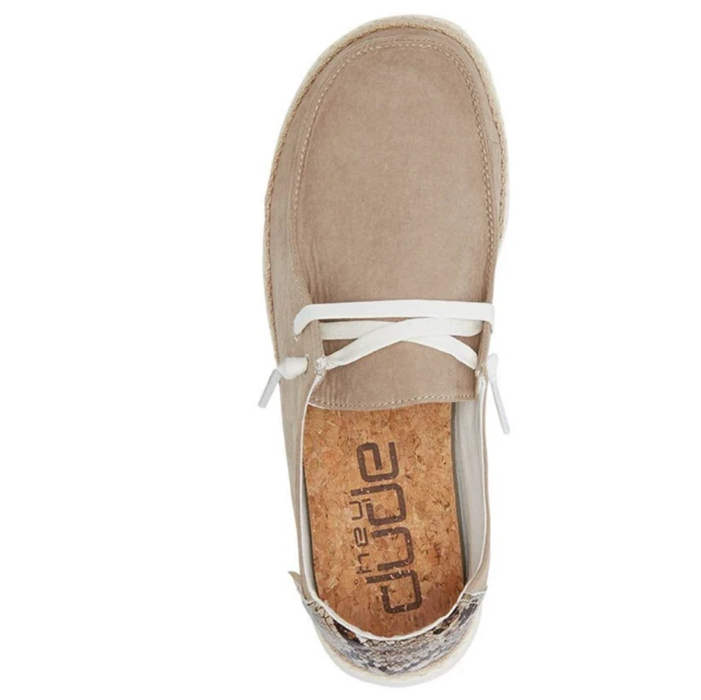 Heydude Hey Dude Python Brown Casual Shoe - Image 3