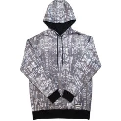 Hooey Men's Mesa Grey And White Hoody