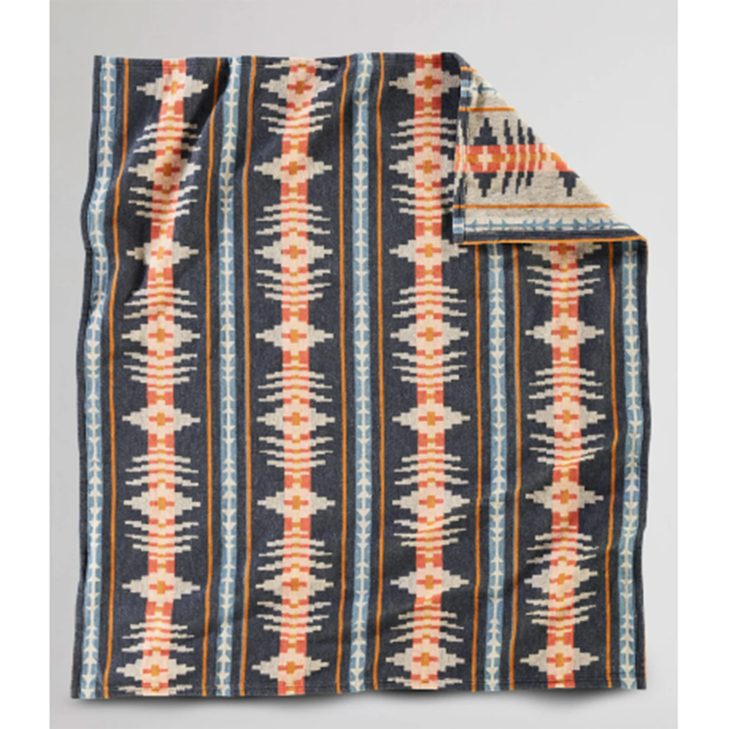 Pendleton Trail Ridge Navy Throw Set - Image 3