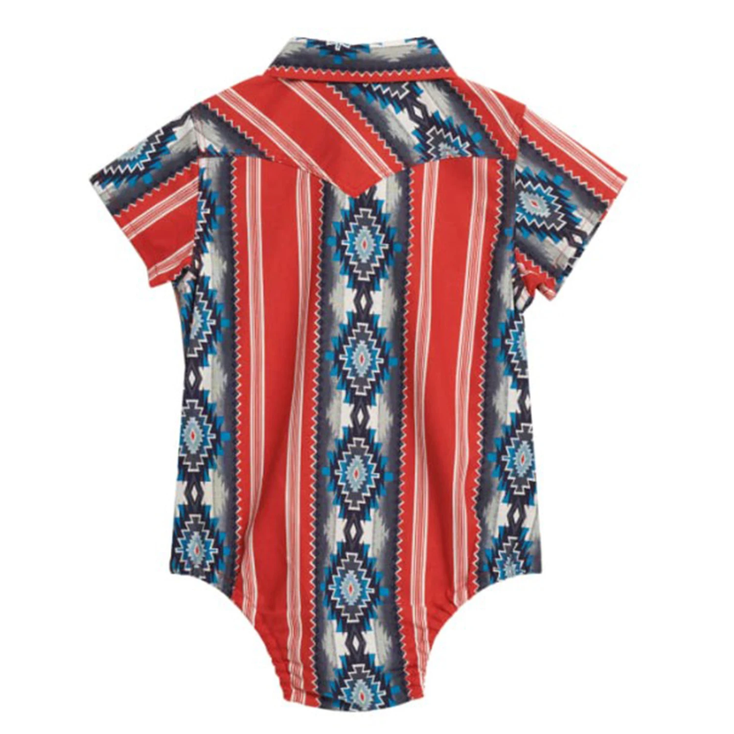 Wrangler Red And Blue Aztec Onesie - Image 2