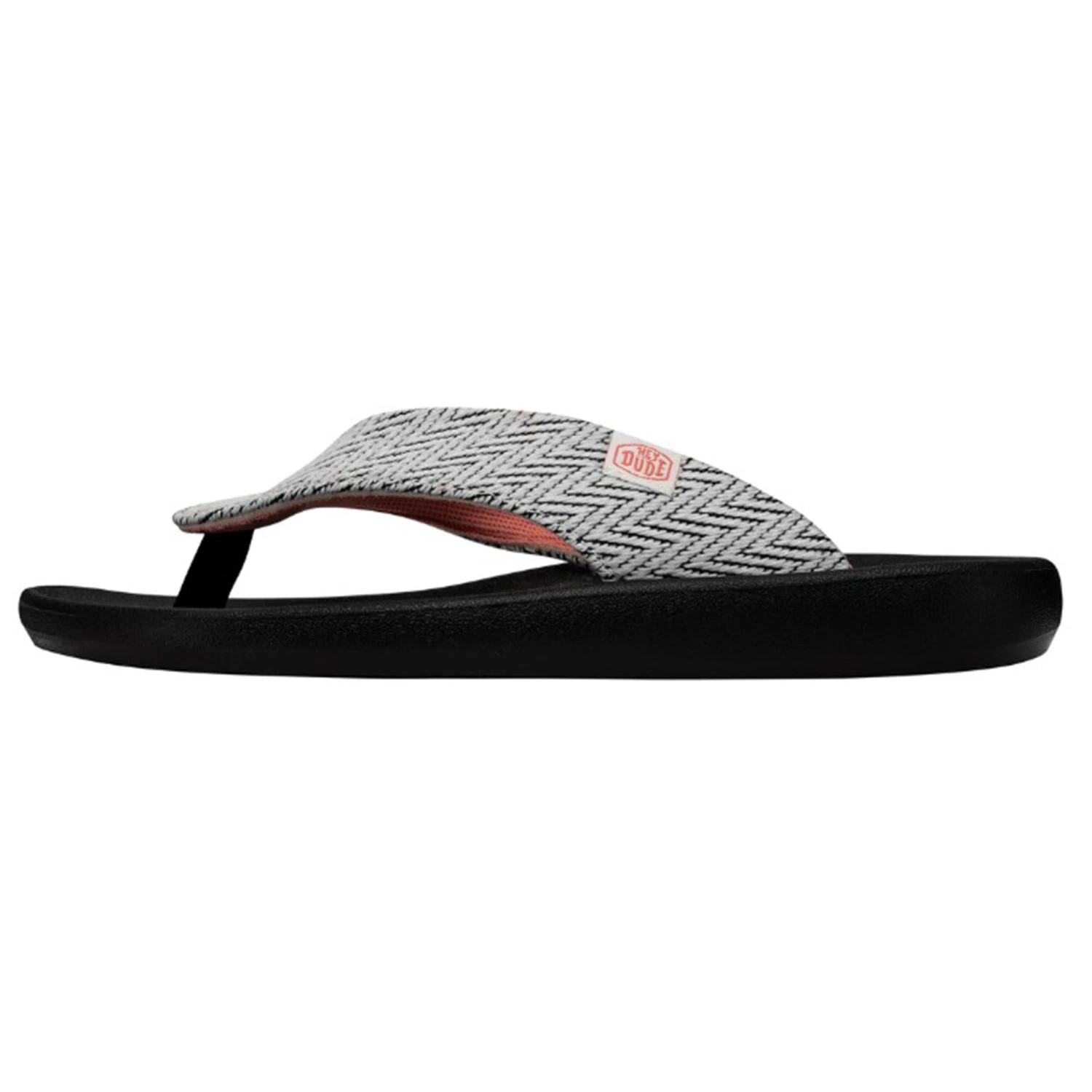 Heydude Hey Dude Women's Meg Waves Black Flip Flops - Image 3