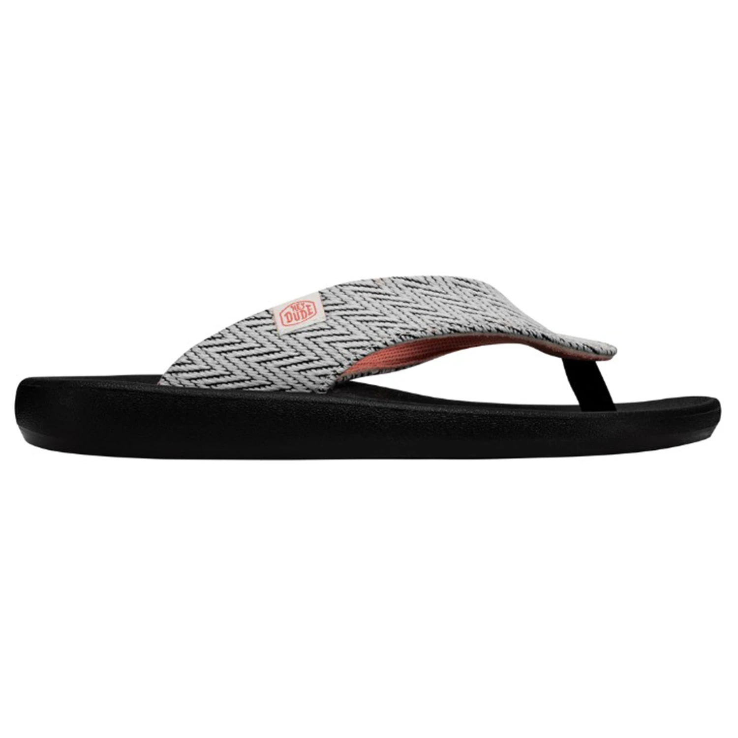 Heydude Hey Dude Women's Meg Waves Black Flip Flops - Image 4