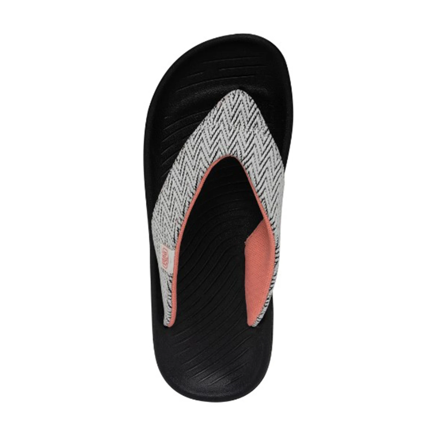 Heydude Hey Dude Women's Meg Waves Black Flip Flops - Image 6