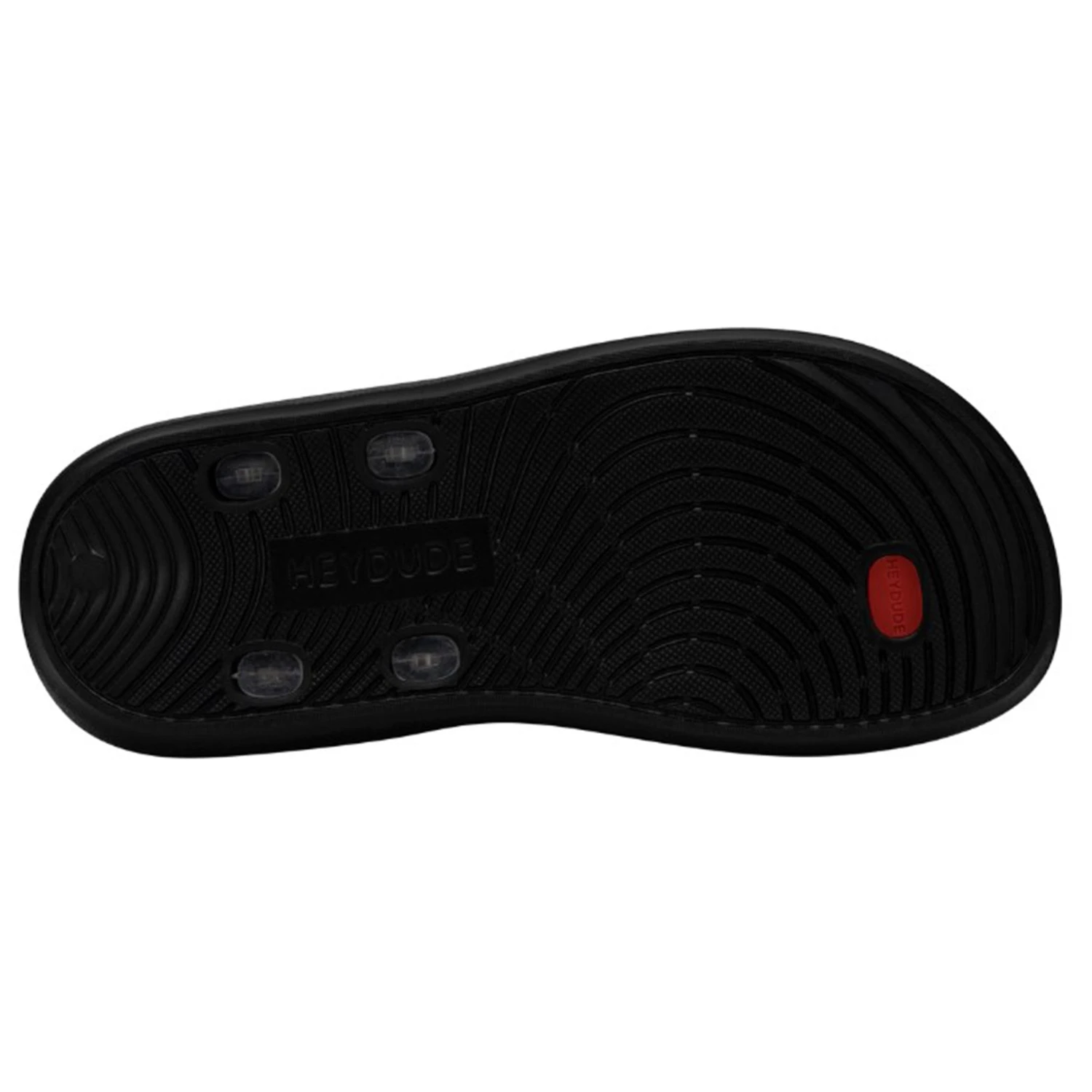 Heydude Hey Dude Women's Meg Waves Black Flip Flops - Image 9