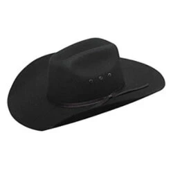Youth " Maverick " Felt Hat Black