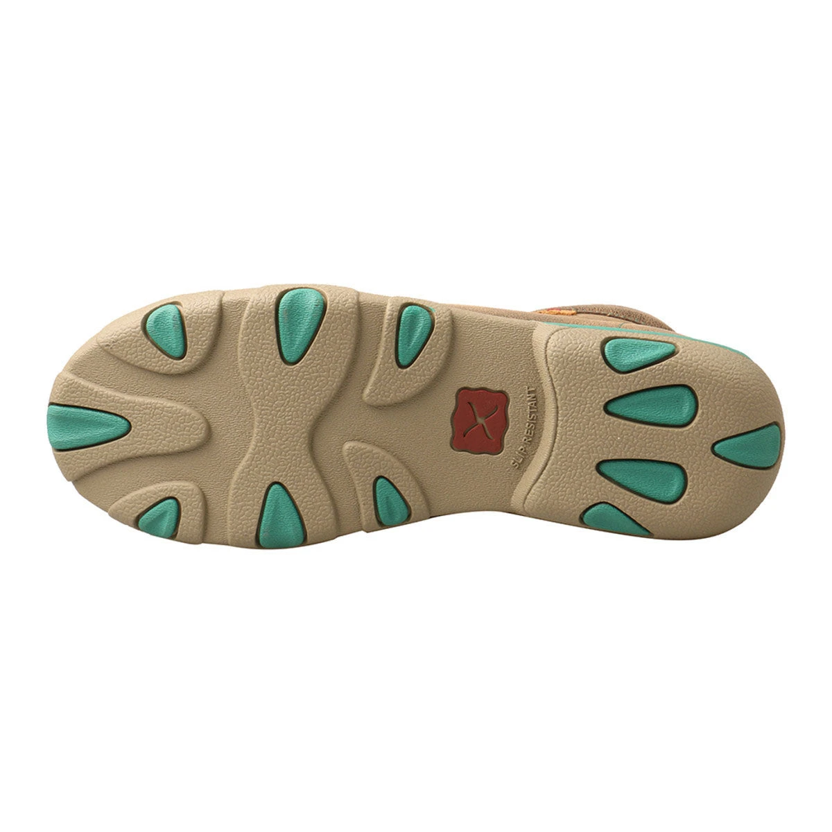 Twisted X Women's Teal/Bomber Alloy Toe Driving Moc - Image 2