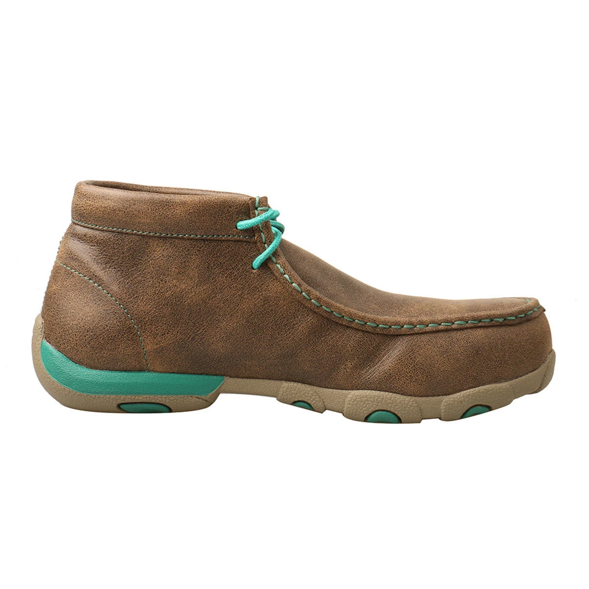 Twisted X Women's Teal/Bomber Alloy Toe Driving Moc - Image 3