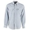 Wrangler Blue And White Checkered Long Sleeve Shirt