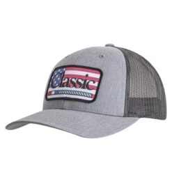 Classic Rope Company Grey Cap With Flag Logo