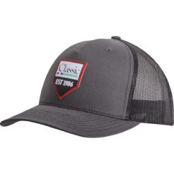 Classic Equine Classic Rope Company Charcoal And Black Rubber Patch Cap