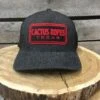 HOOey Cactus Ropes Black And Red Flexfit Cap