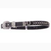 Kid's Black Rhinestone Horseshoe Belt