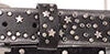 Kid's Black Star Studded Belt