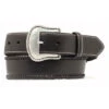 Nocona Men's Black Lace Edging Belt