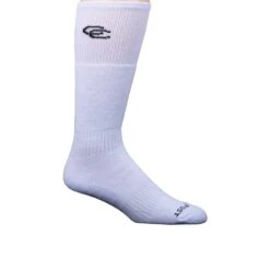 Dan Post Men's White Over The Calf Socks