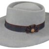 Bailey Hat Company Gun Metal Cowpuncher Felt